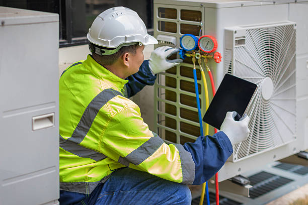 Professional Air Duct Cleaning technician working in Olney, MD